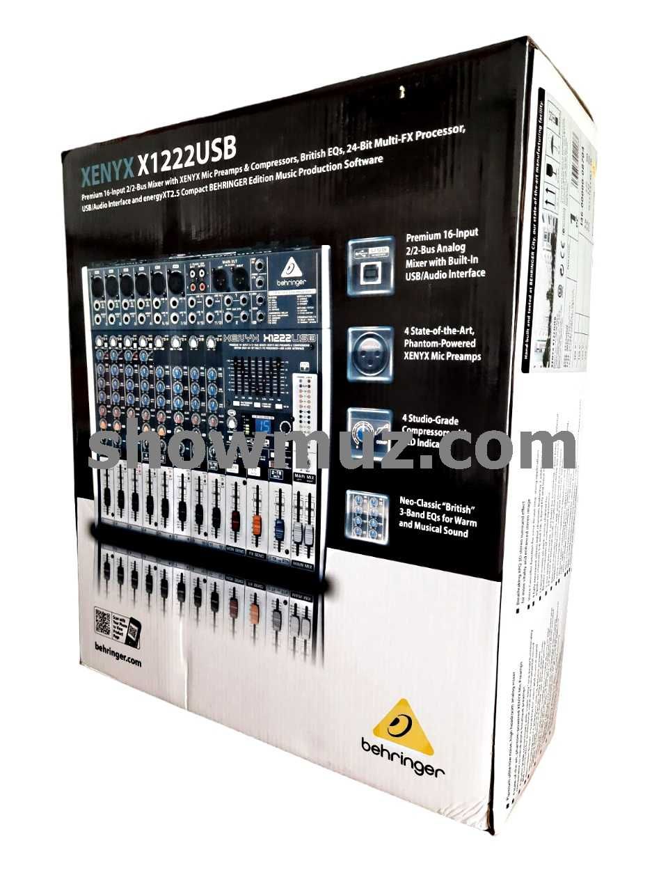 BEHRINGER XENYX X1222USB мікшер с ефектами НОВИЙ в наявності