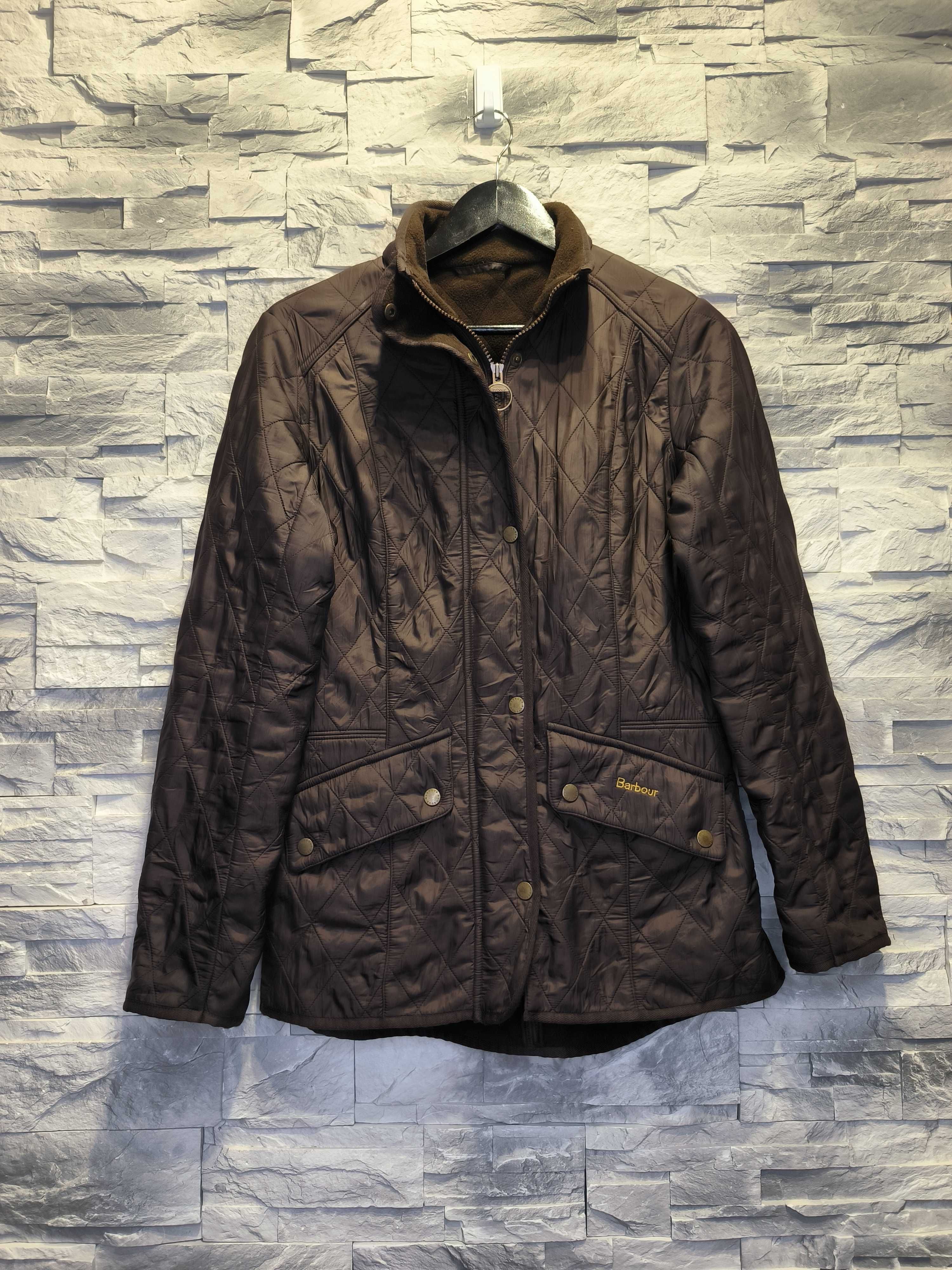 Kurtka Damska Parka Barbour Brązowa Vintage Logo