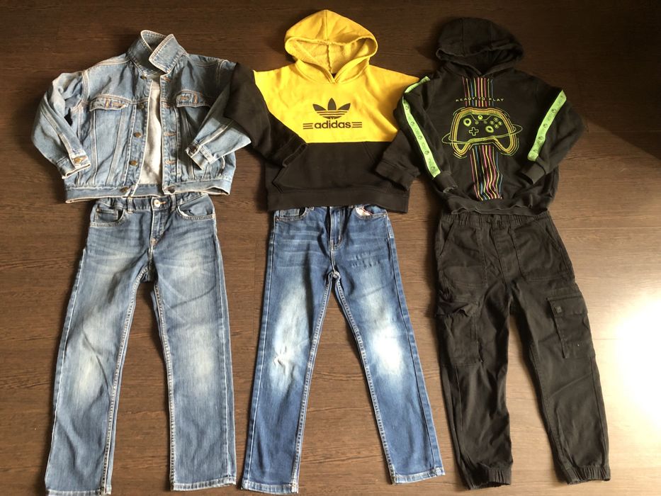 Срочно‼️пакет джинси спортивки худі реглан футболки 122 128 134