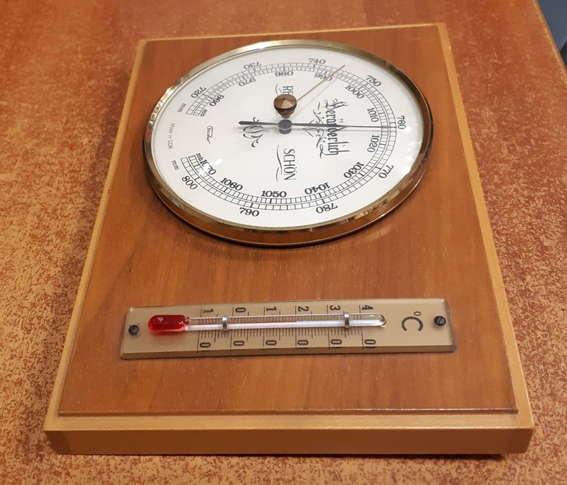 Барометр с термометром Fischer рабочий