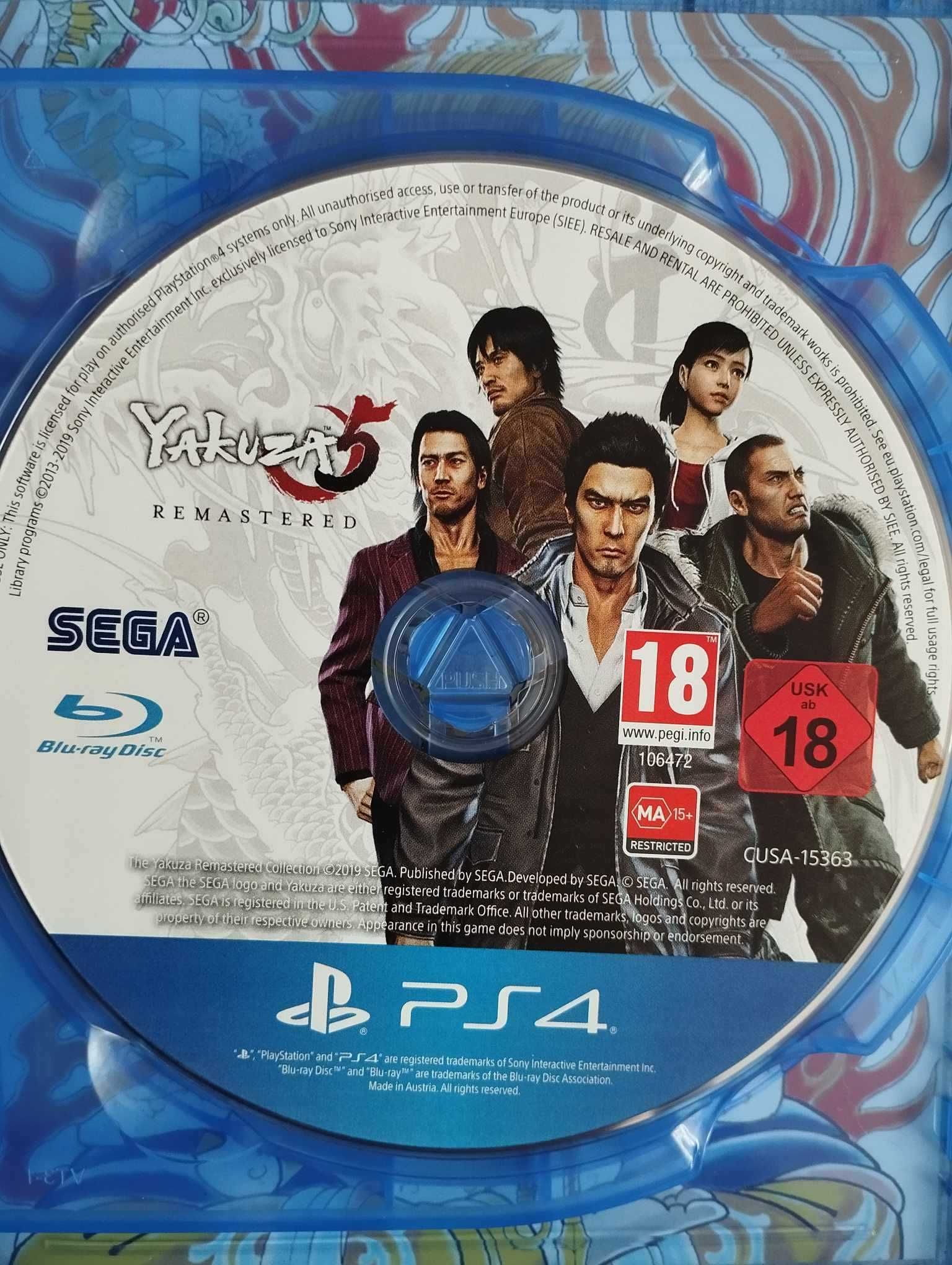 Gra Yakuza Remastered Collection PS4/PS5 Playstation