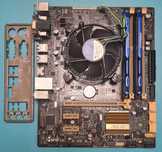 Материнська плата Asus B85M-G LGA1150 + i5 4570 + 16GB HyperX Fury
