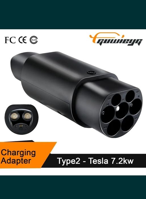 Перехідник Tesla USA Type 2