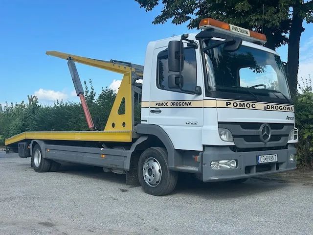 Mercedes-Benz ATEGO 1222  Atego 1222 XII 2013r Pomoc drogowa laweta najazd autotransporter  BDB