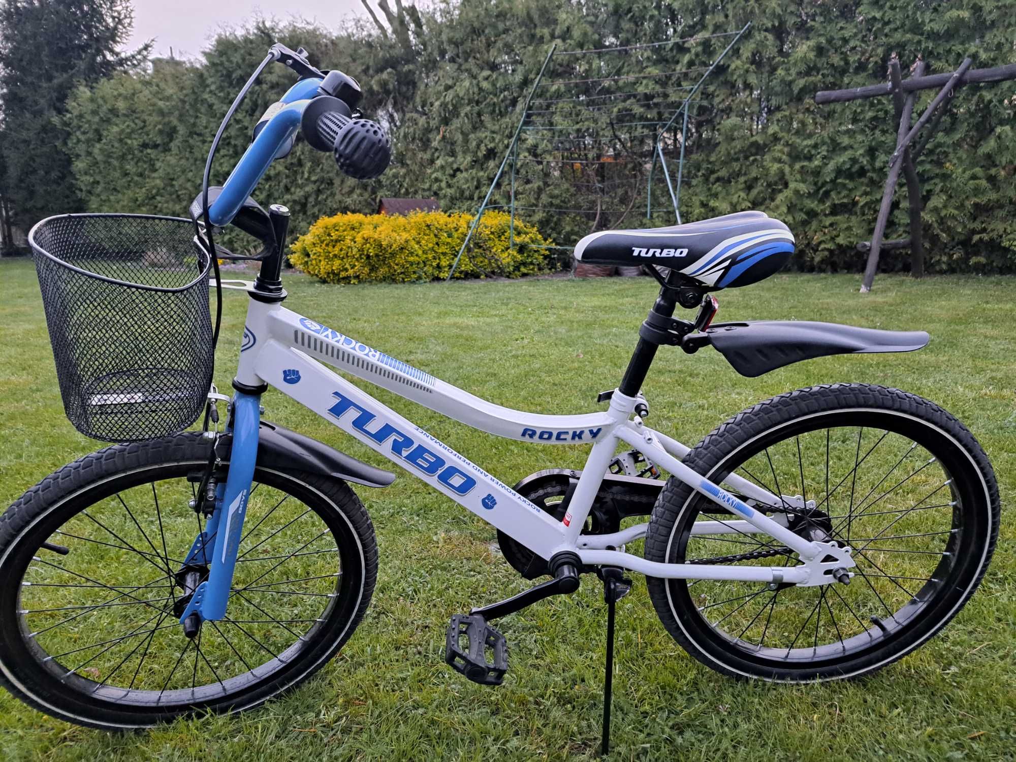 Rower dziecięcy BMX ROCKY 20" Biało /Niebieski