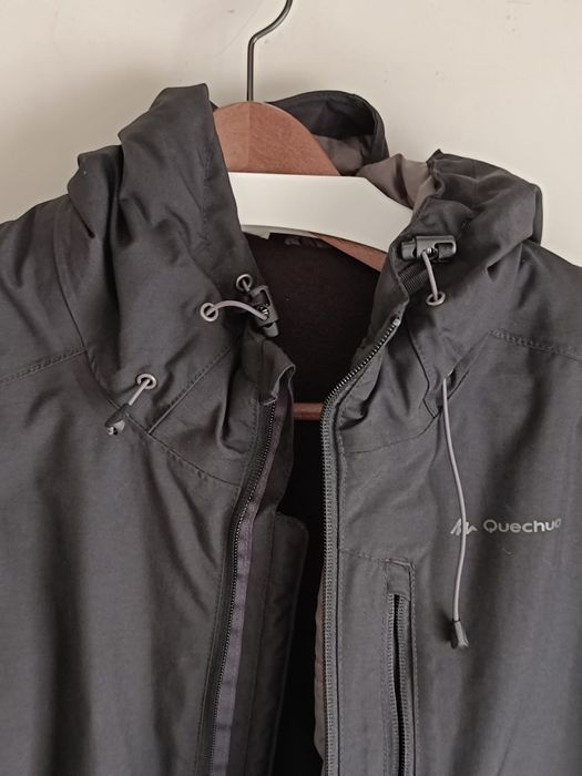 Casaco Impermeável Preto Quechua