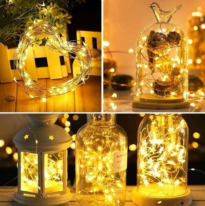 Гірлянда від ЮСБ! Новорічна ГІРЛЯНДА + пульт! Працює без світла!