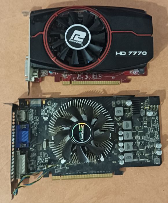 GTX 550ti 1gb + HD 7770 1gb не робочі