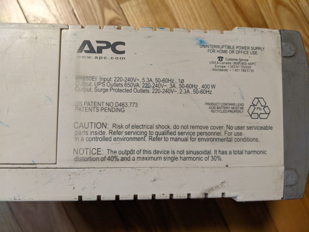 УПС APC Backup CS 650
