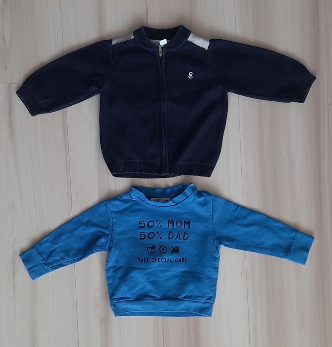 Zestaw 13szt: Bluza, Bluzka r.74-80