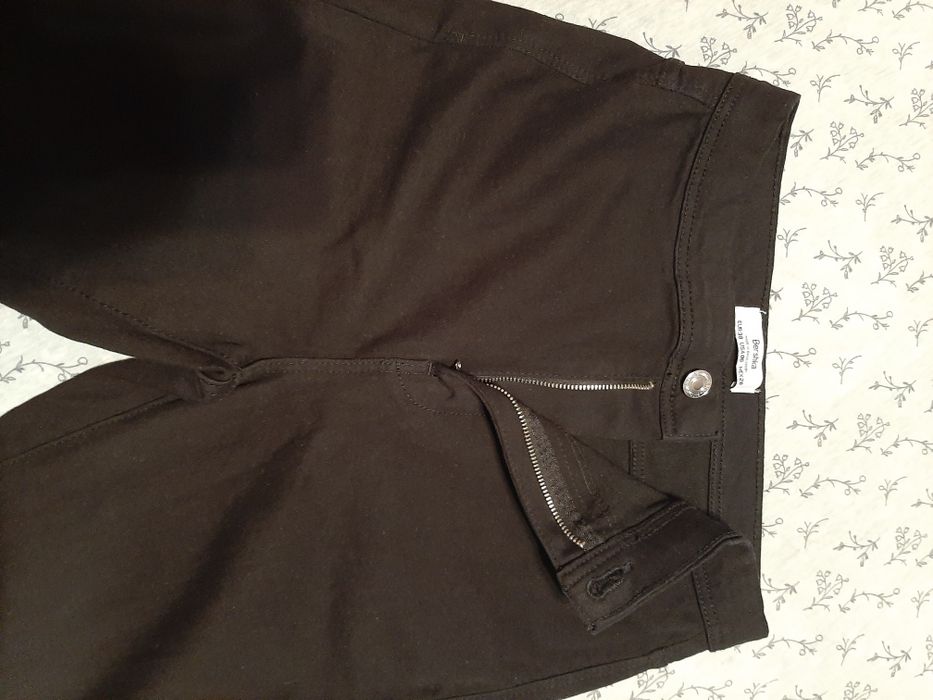 Джинсы джеггинсы женские чёрные штаны джинси жіночі Bershka оригинал