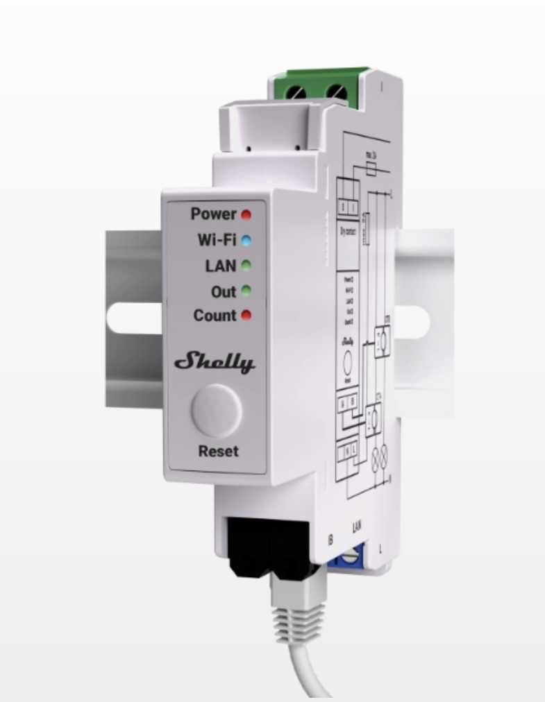 Shelly Pro EM-50 de dois canais (novo com garantia)