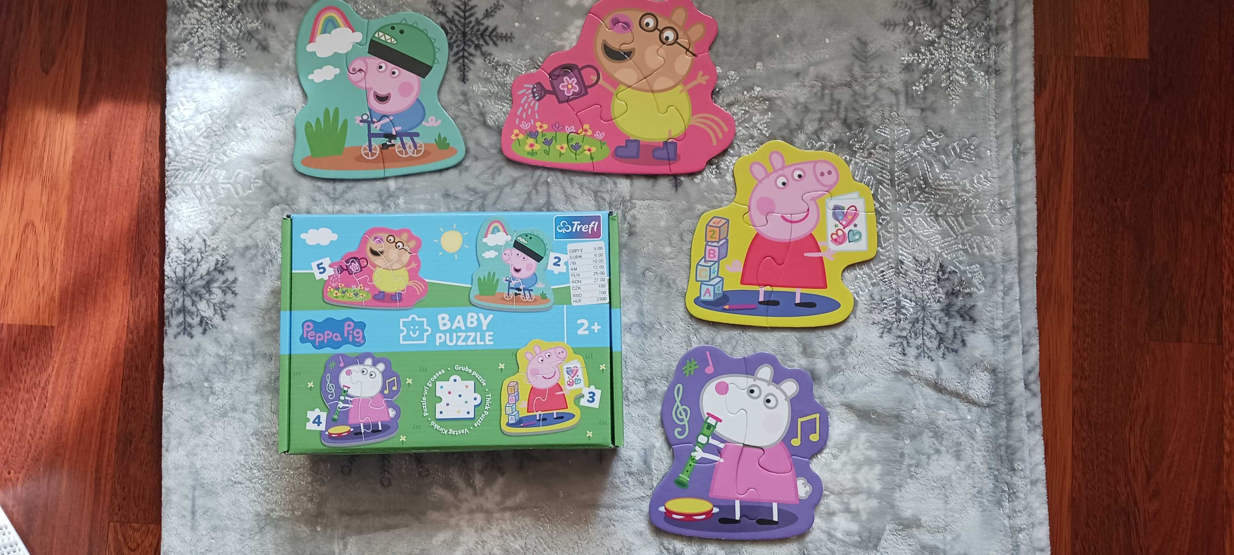 Duży zestaw puzzli 2+