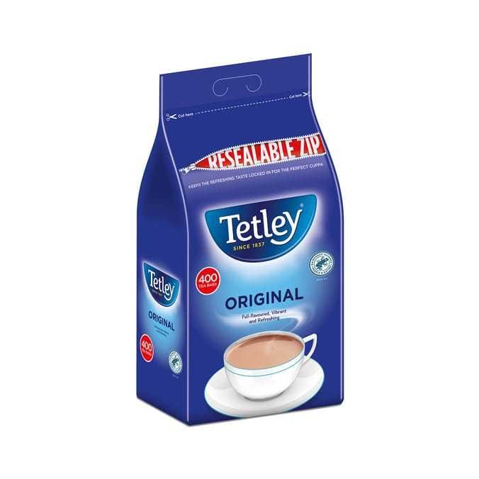 Англійський чорний чай Tetley Original, 400 пакетиків, 1,25 кг