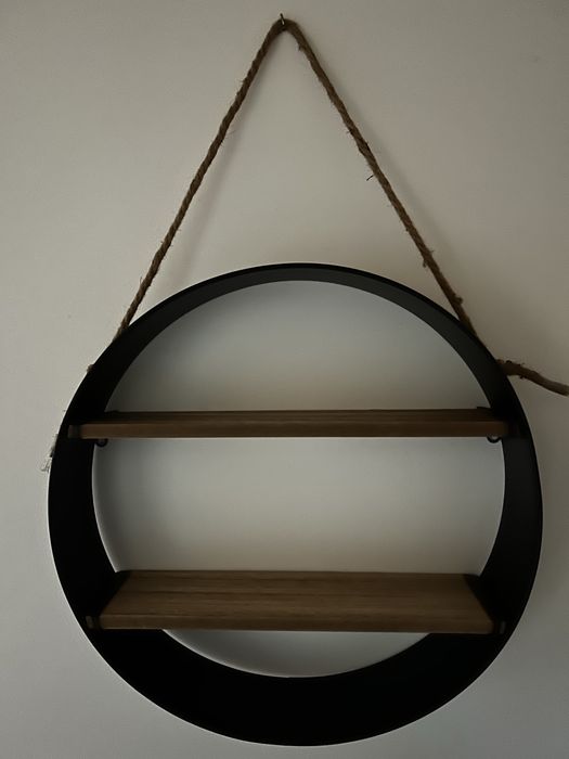 Stylowa okrągła półka ścienna