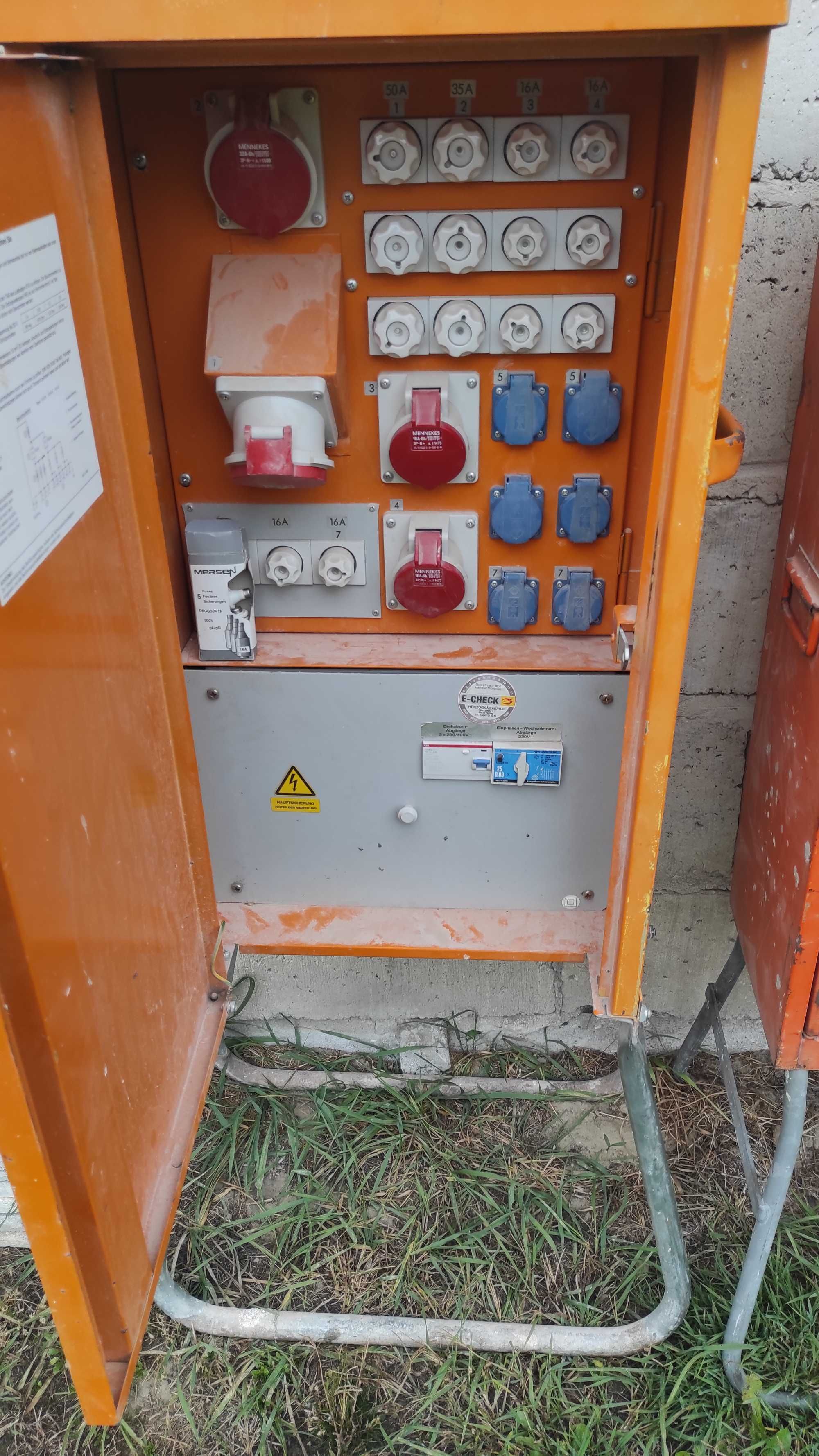 Skrzynka elektryczna z podlicznikiem