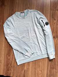 Чоловічий лонг C.P Company Sleeve Lens Sweatshirt Blue re-colour