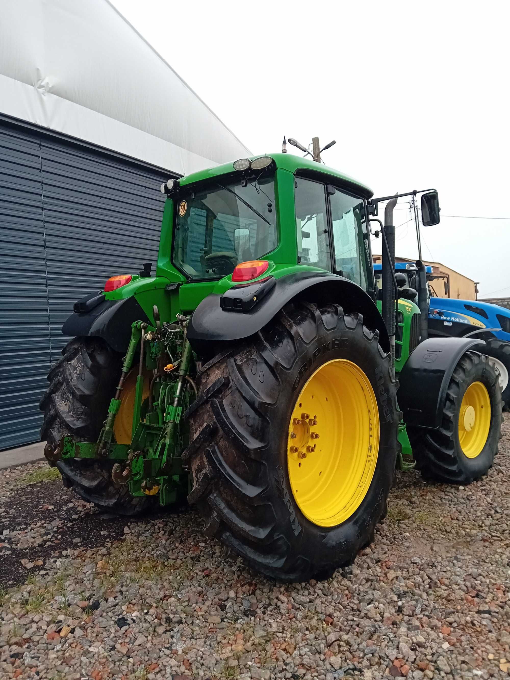 John Deere 7530 Premium manualna skrzynia biegów Tls pneumatyka