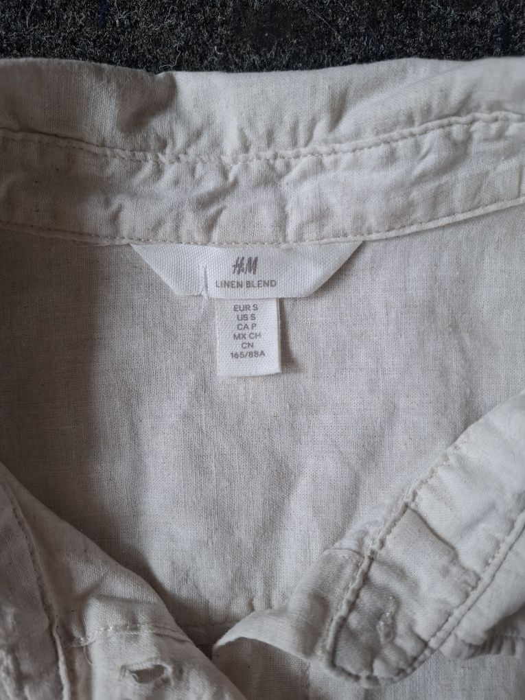 Рубашка женская льняная H&M разм.S