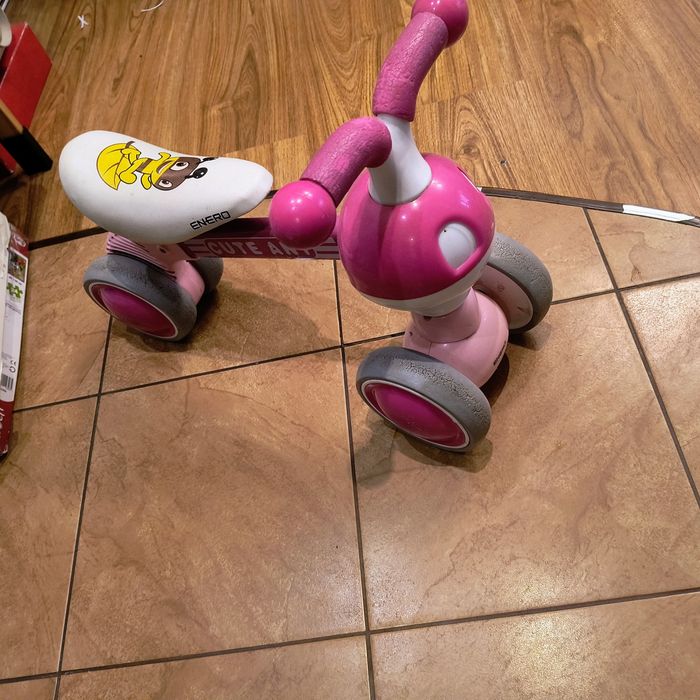 Rowerek biegowy  różowy