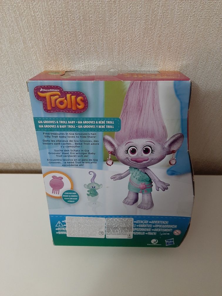 Тролли среднего размера с аксессуарами для волос E0144 Hasbro Хасбро