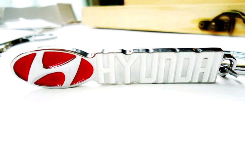 Porta Chaves Pro Hyundai Pro Red and White - Ctt Grátis