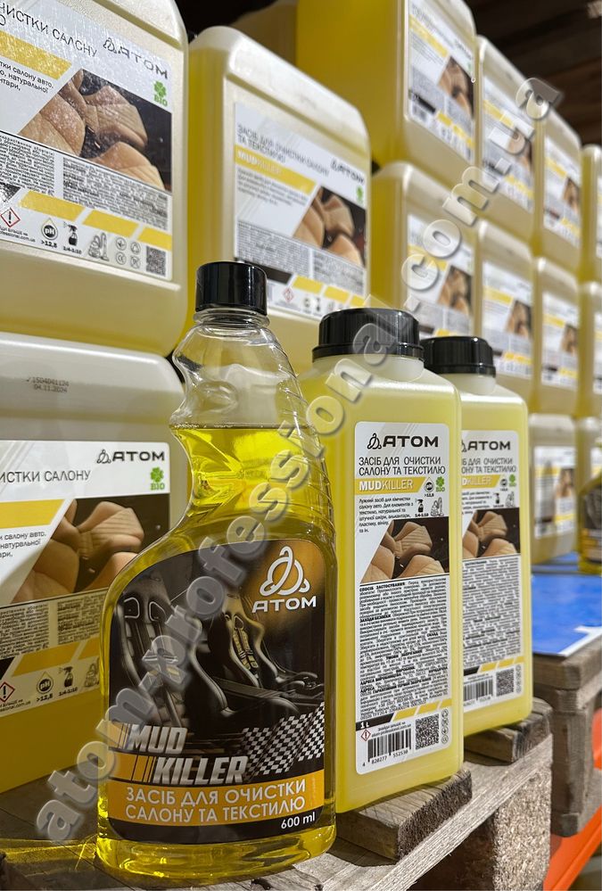 Засіб для очистки салону та текстилю ATOM “MUD KILLER”, 600мл