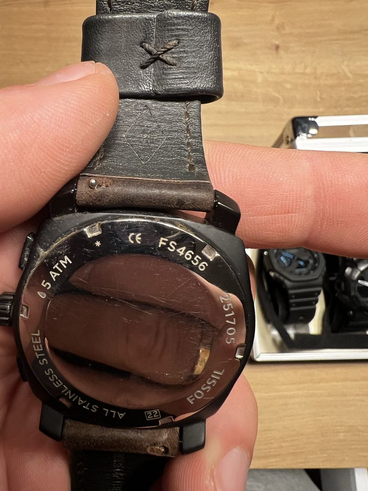 Zestaw zegarkow fossil casio