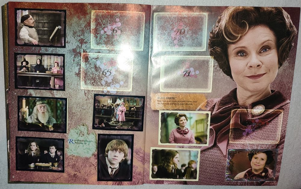 Album z naklejkami HARRY POTTER i Zakon Feniksa