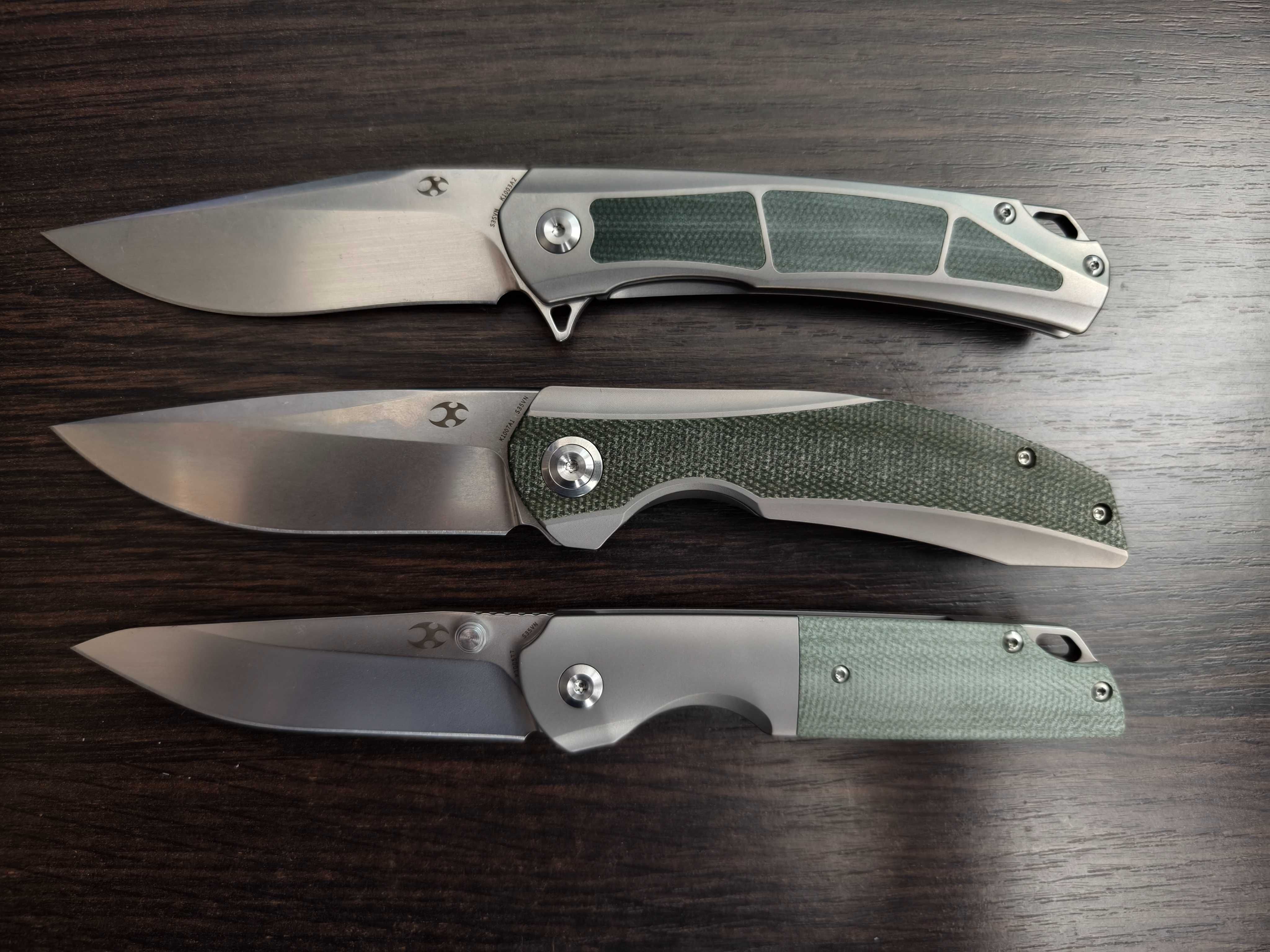 Колекція кишенькових ножів We knife CIVIVI та Kansept Kizer QSP