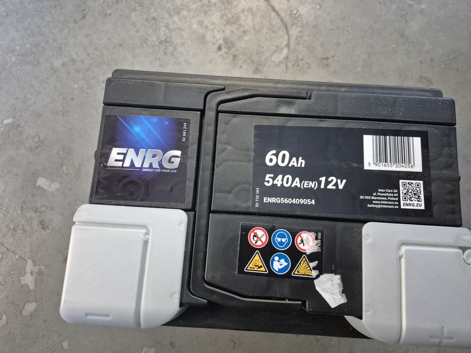 Akumulator ENRG 12V 60ah 540A Gwarancja 36miesięcy