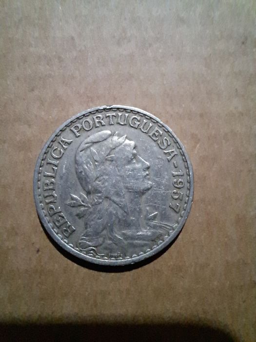 1 escudo alpaca 1957