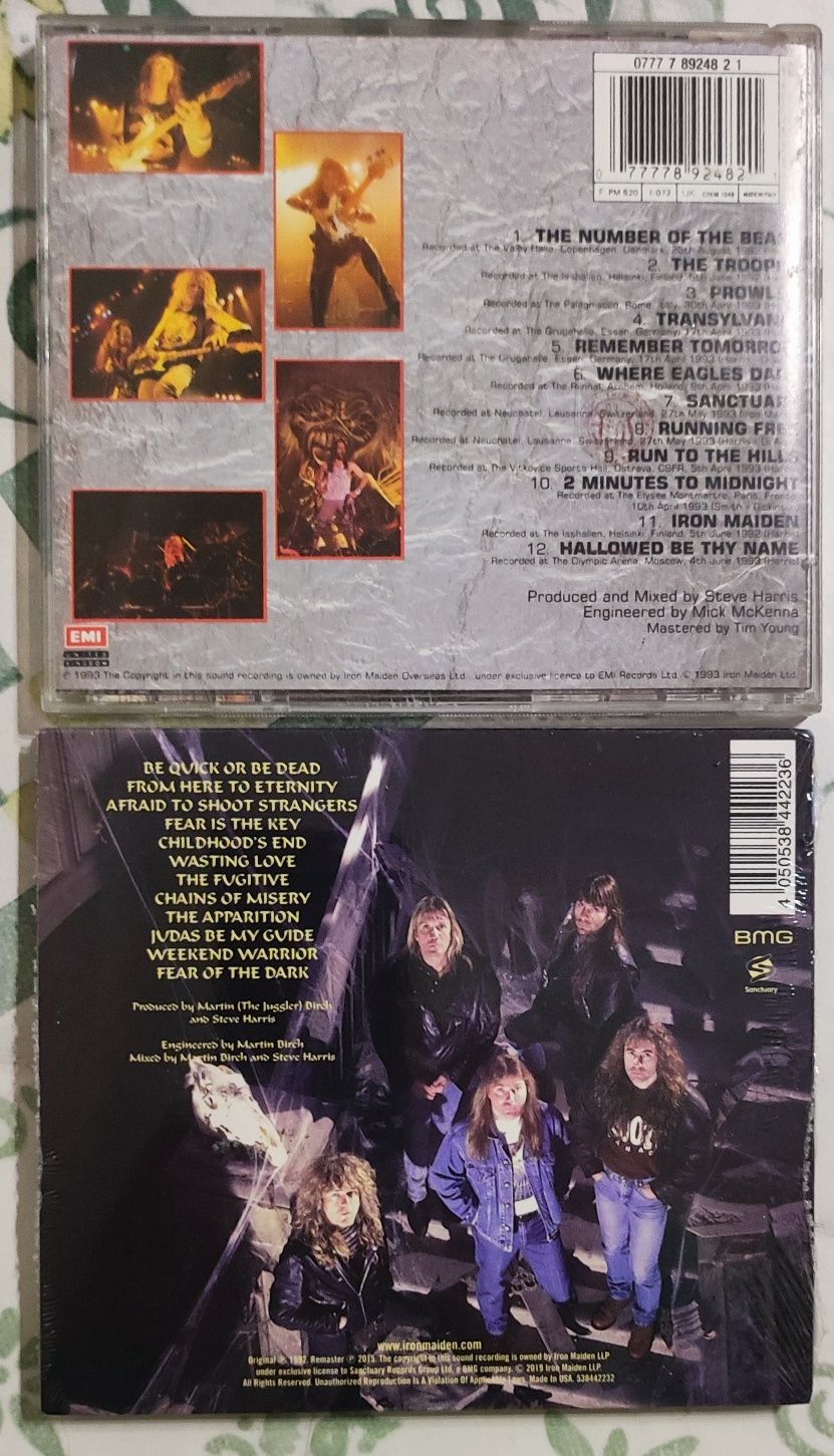 Iron Maiden CD's
