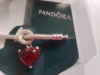 Charms zawieszka serce do bransoletki typu pandora srebro 925+ Gratis