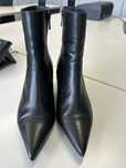 Botins pele preta 39 novos