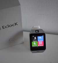 Eclock biały smartwatch zegarek