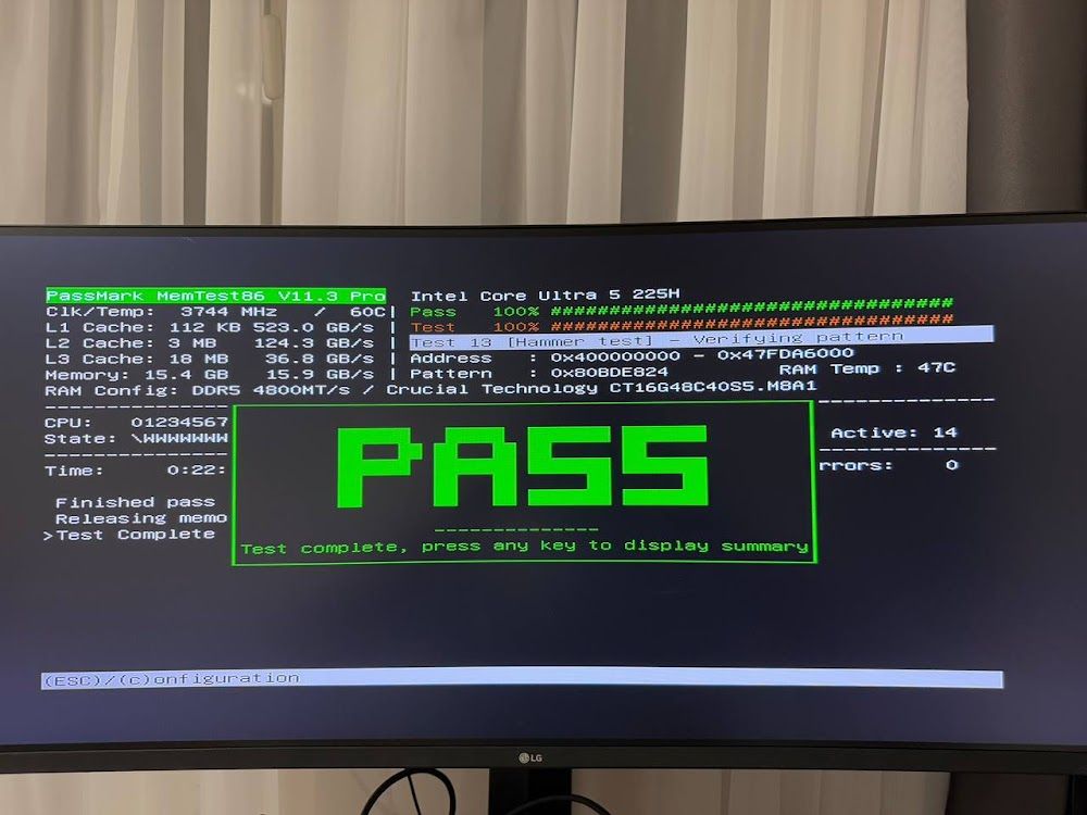 Оперативна памʼять Crucial DDR5 SODIMM 16GB 4800 MHz CL40