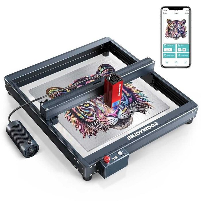 Grawer laserowy 20W z airassist (prawdziwe 20w) ENJOYWOOD E20