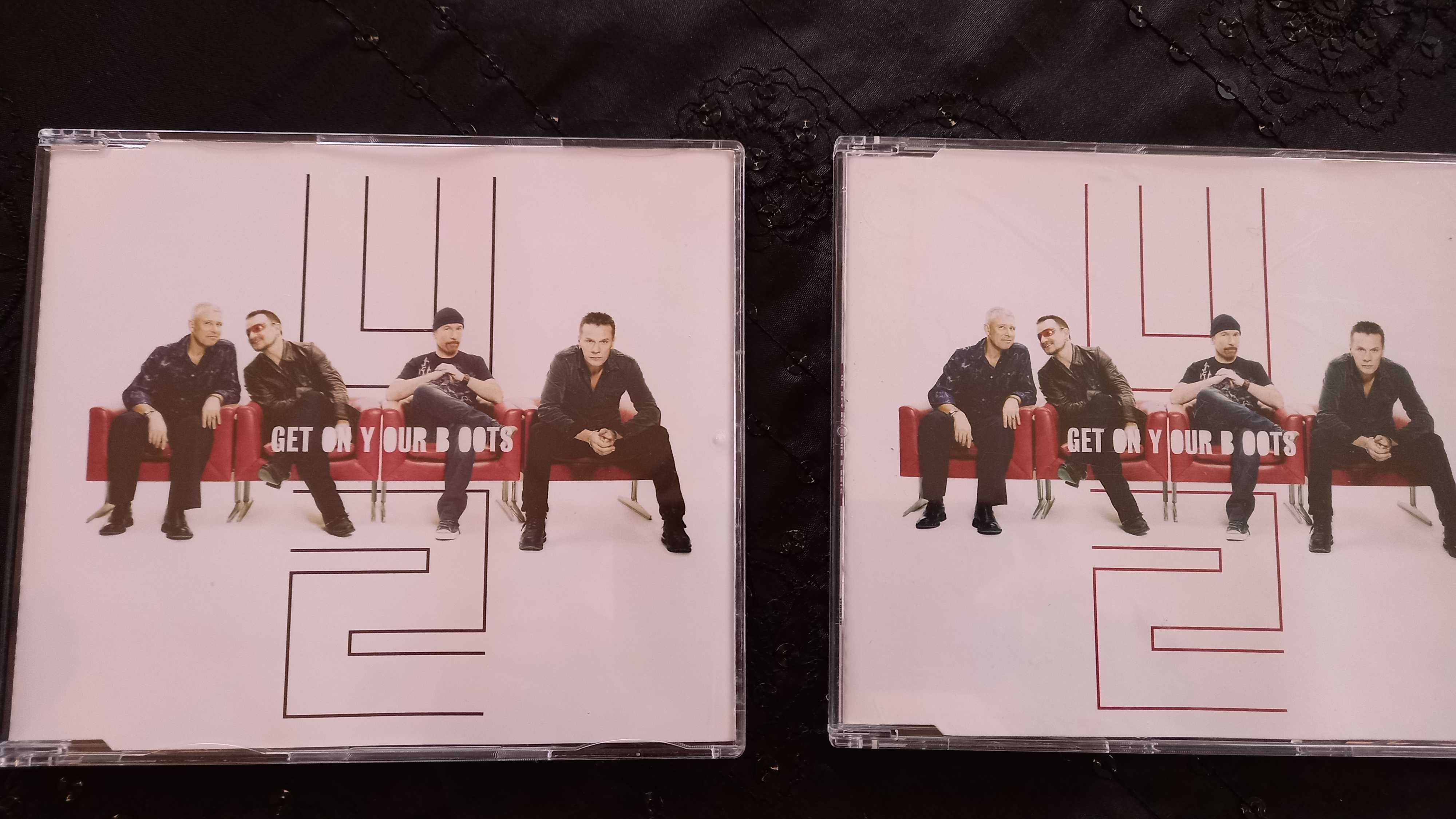 2 CD single - U2 Get on your boots