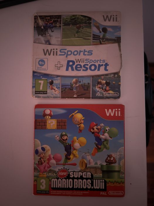 Wii com jogos como nova
