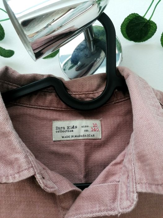 Camisa cor Rosa Velho de Rapaz da Zara Kids