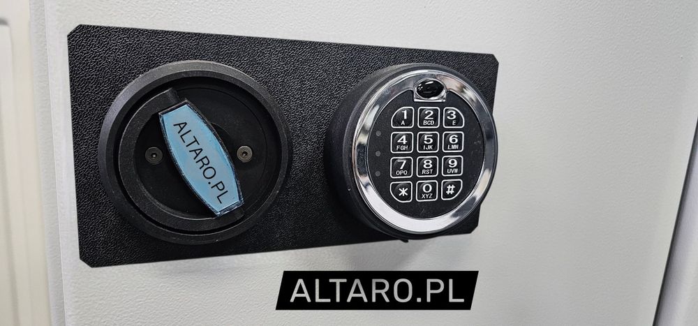 Szafa S1 na BROŃ długą i krótką • 8szt (4+4) • Sejf na amunicję ALTARO