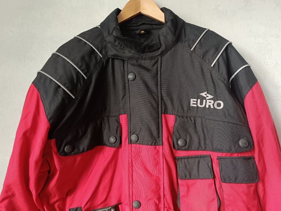 Мужская мотокуртку, мото куртка с съемной подкладкой euro