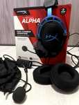 Słuchawki HyperX Cloud Alpha S - niebieskie stan idealny