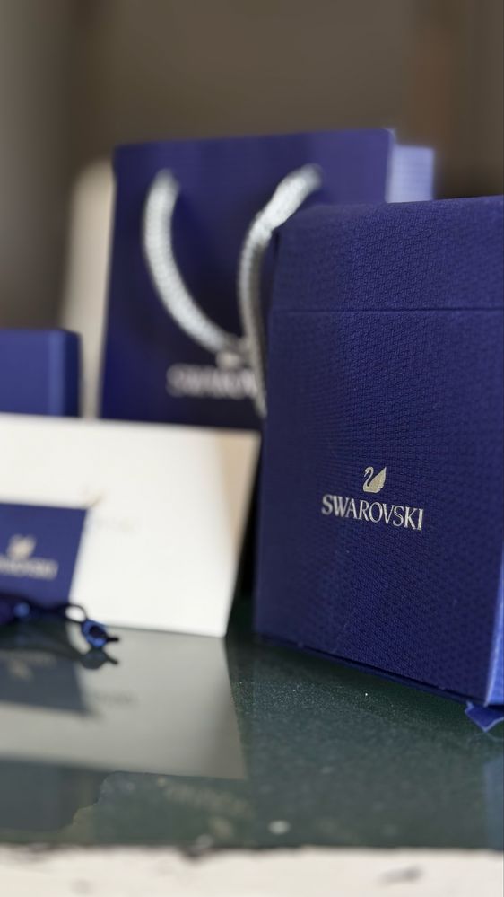 Colar cisne swarovski