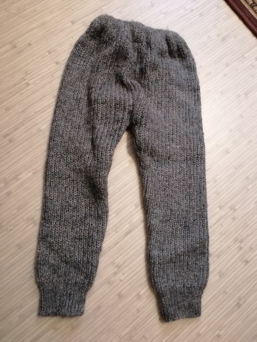 Теплі  в'язані  штани лосини 4-5 р.