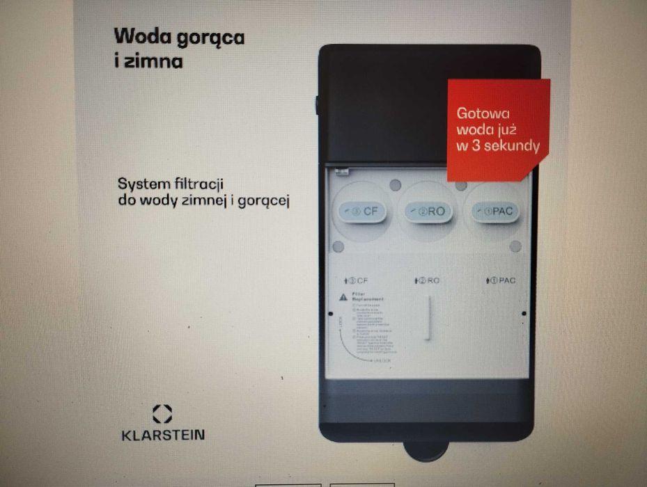 AquaFina 6L, uzdatniacz wody, 5-stopniowa filtracja,dystrybutor