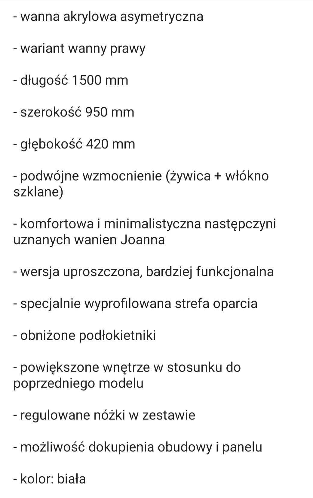 Wanna narożna cersanit