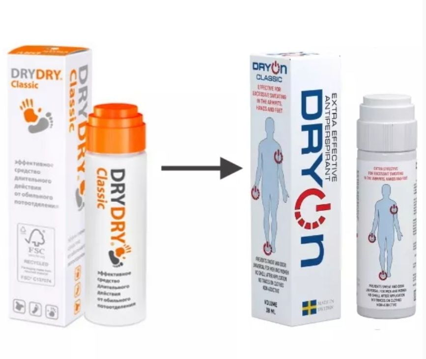 Dry Dry Classic DryOn - Драй Драй Класик Дезодорант