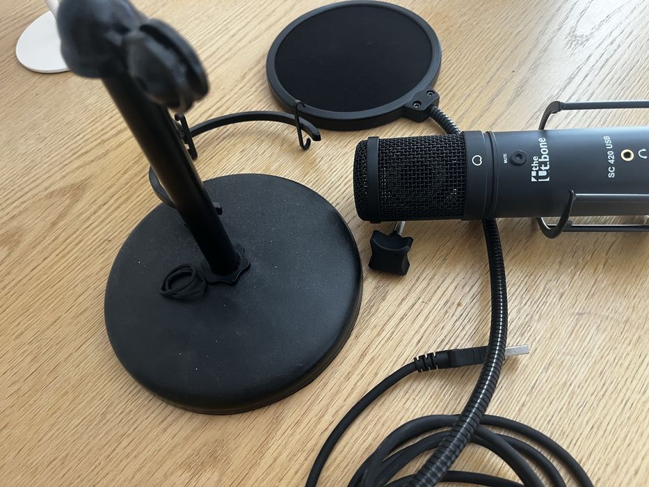 Microfone t.bone SC 420 USB Desktop-Set